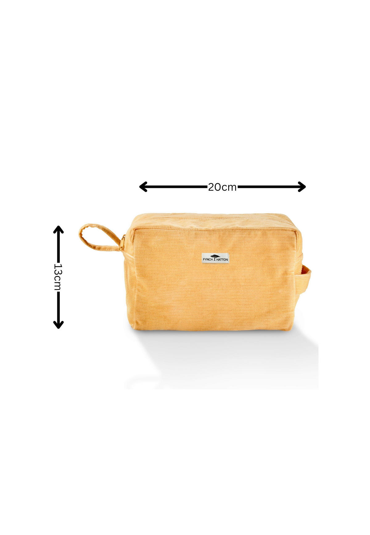 KOSMETIKTASCHE - Aprikose, Basics, Textil (12/13/20cm) - FYNCH-HATTON