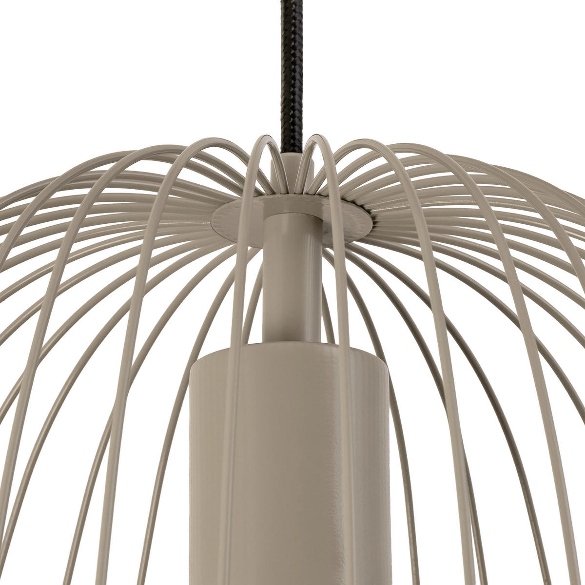 HÄNGELEUCHTE 36/36/110 cm  - Greige, Trend, Metall (36/36/110cm)