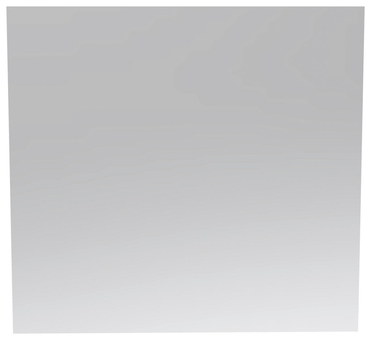 WANDSPIEGEL 75/80/2 cm    in rechteckig  - Weiß, KONVENTIONELL, Glas/Holzwerkstoff (75/80/2cm) - Novel