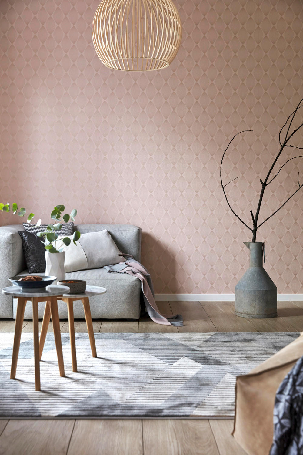 WEBTEPPICH 120/170 cm Tamo Grau  - Grau, Textil (120/170cm) - Esprit