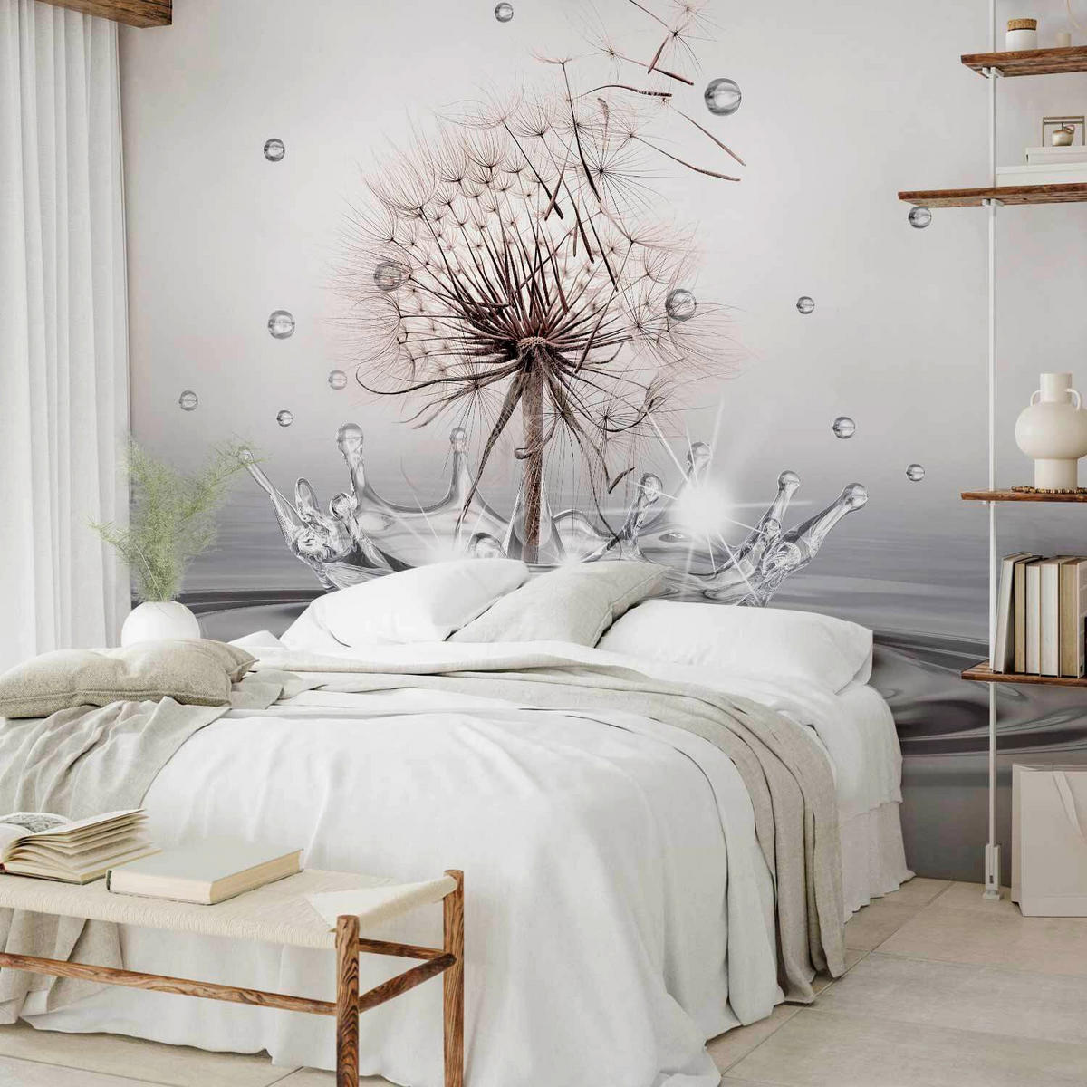 FOTOTAPETE  - Beige/Grau, LIFESTYLE, Textil (250/175cm) - artgeist