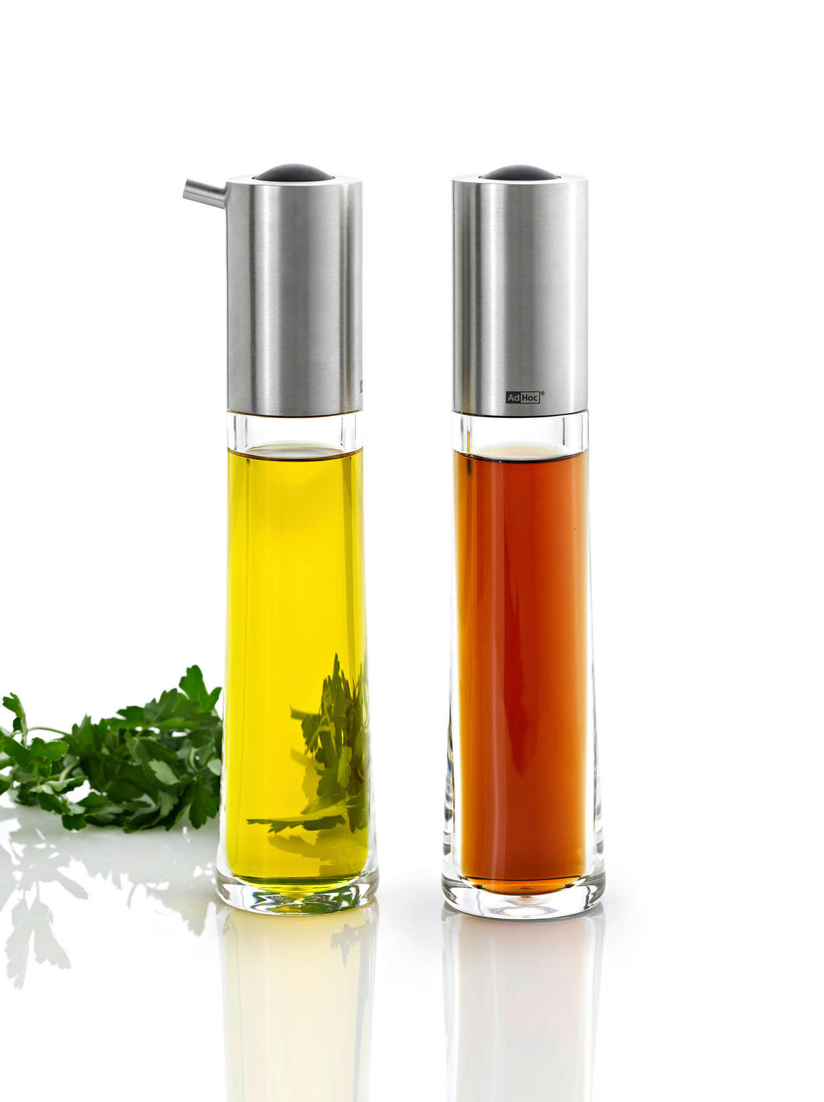 ESSIG-/ÖLFLASCHE - Design, Kunststoff/Metall (5,5/23,5cm) - AdHoc