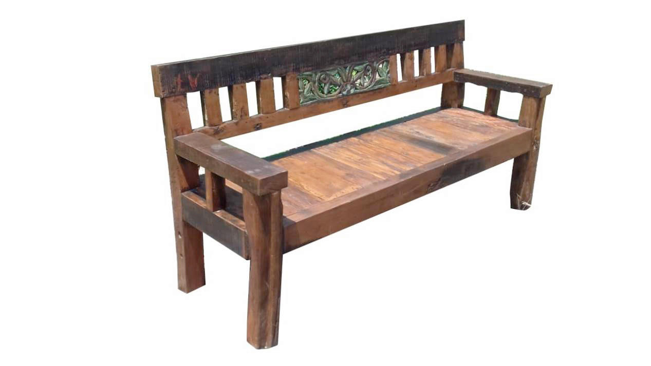 GARTENBANK 180/90/54,5 cm Teakholz   - Dunkelbraun, Basics, Holz (180/90/54,5cm) - Gardenson
