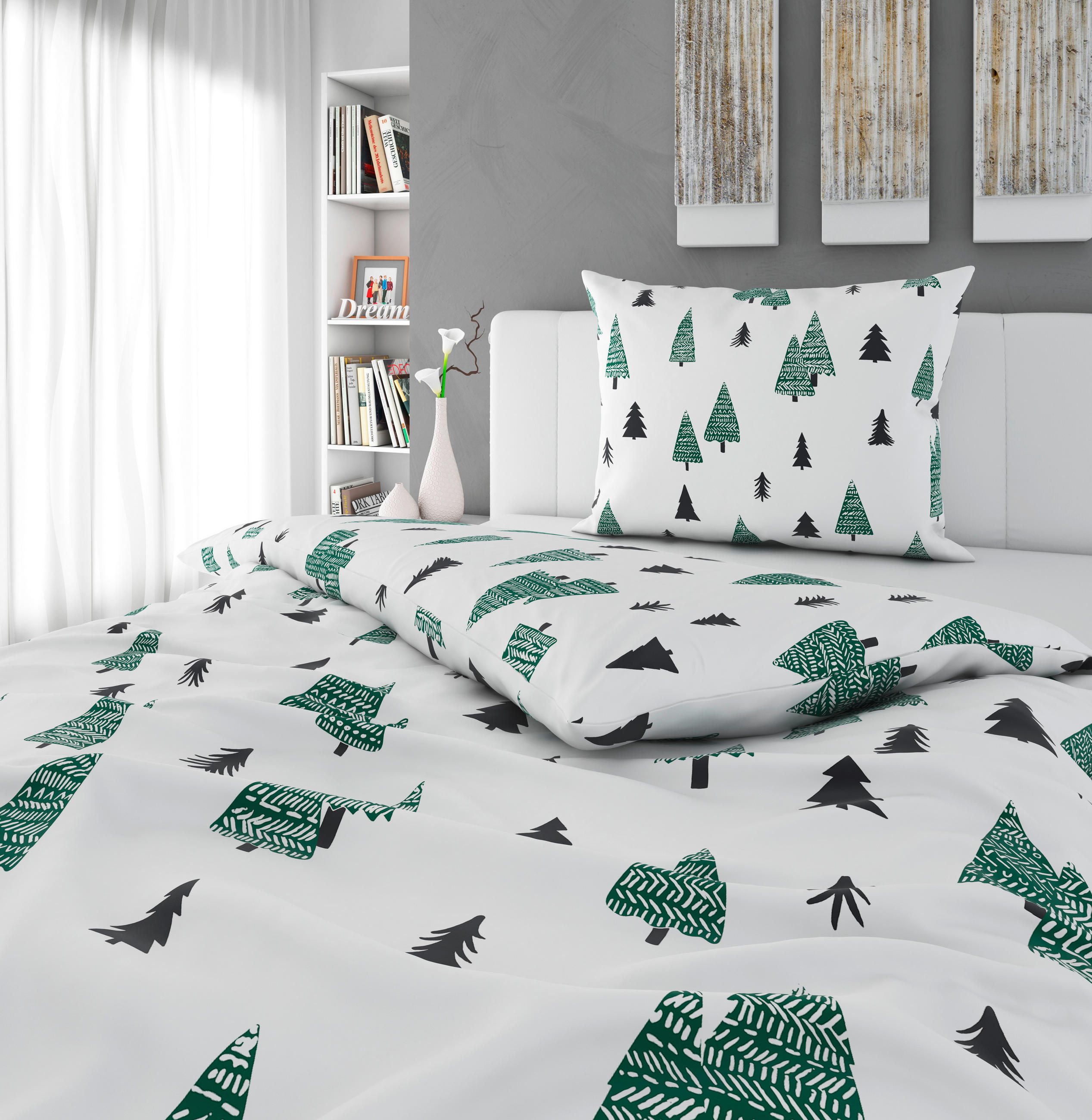 POSTEĽNÁ BIELIZEŇ - Basics, textil (140/200/2cm) - Esposa