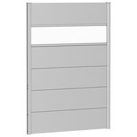 SICHTSCHUTZ - Silberfarben, Basics, Kunststoff/Metall (96/137/4,4cm) - Biohort