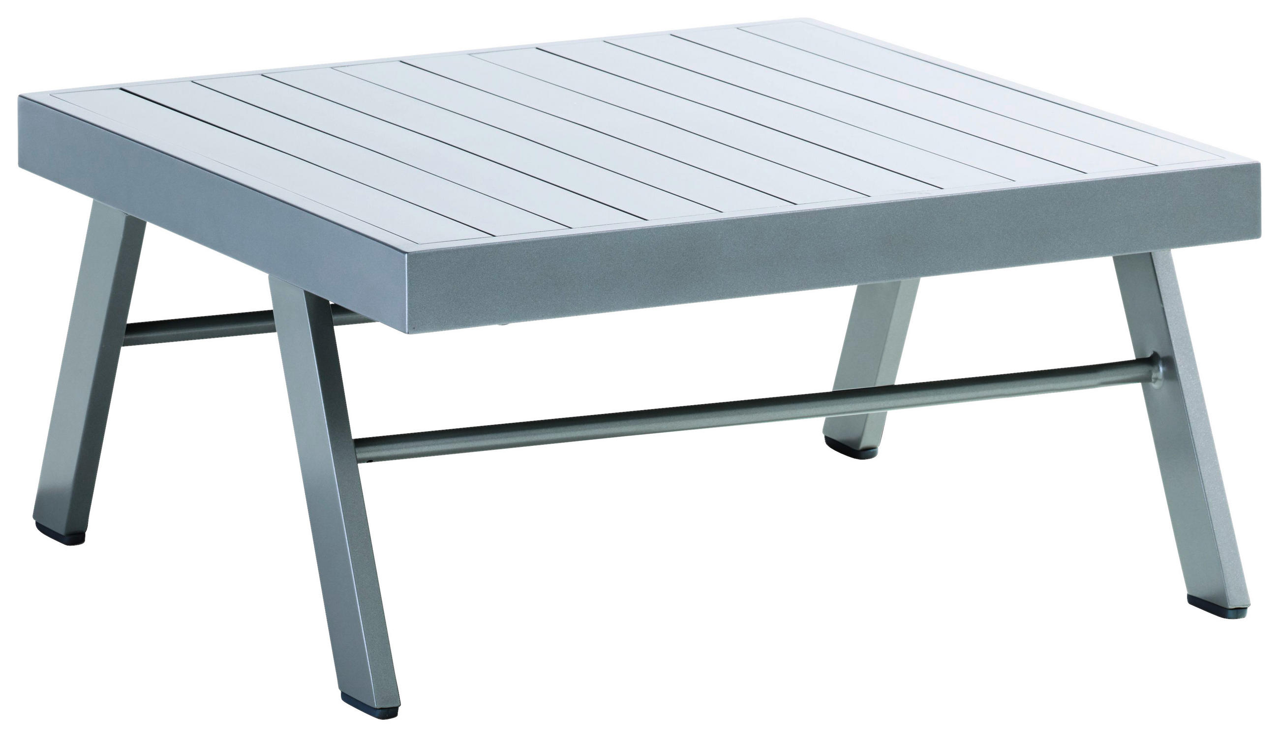 LOUNGETISCH 72/72/47 cm Metall, Textil  - Graphitfarben/Grau, Basics, Textil/Metall (72/72/47cm) - Sieger