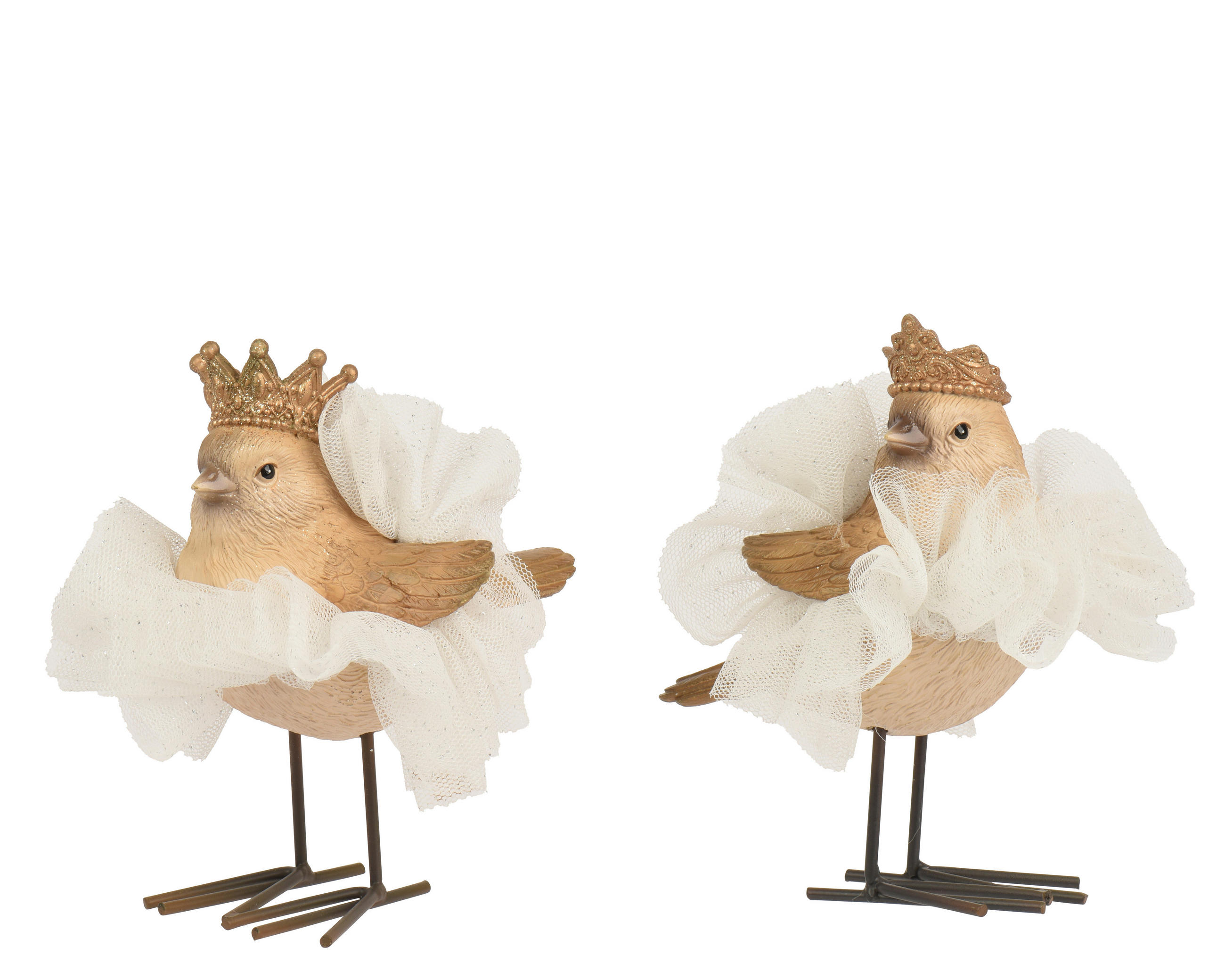 DEKOVOGEL - Braun, LIFESTYLE, Kunststoff (12.4/14.4/13.2cm)