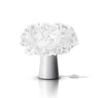 TISCHLEUCHTE 27/25 cm   - Transparent/Hellgrau, Design, Kunststoff (27/25cm) - Slamp