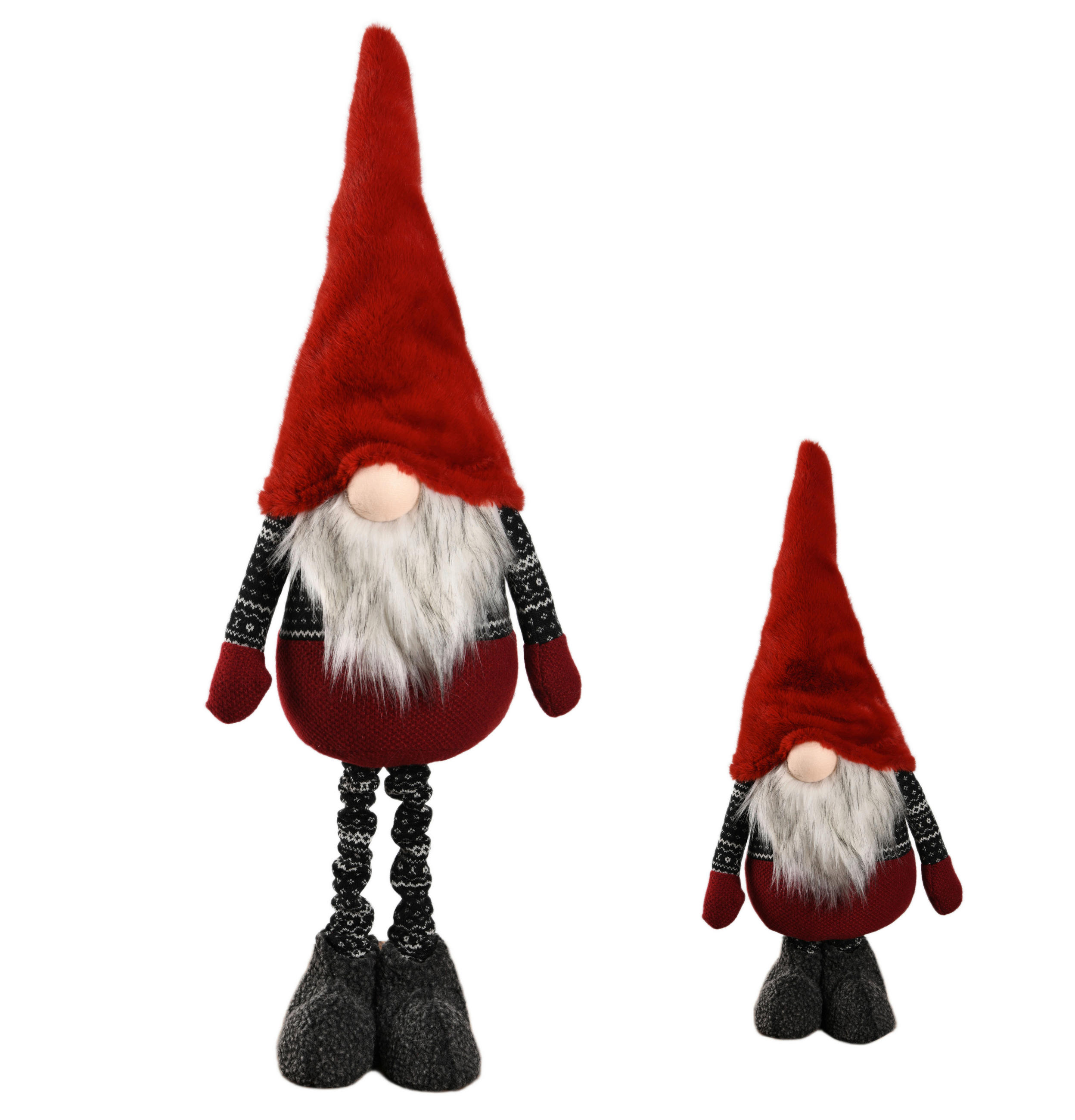 MANÓ - fekete/piros, Lifestyle, műanyag/fém (28/102/19cm) - X-Mas