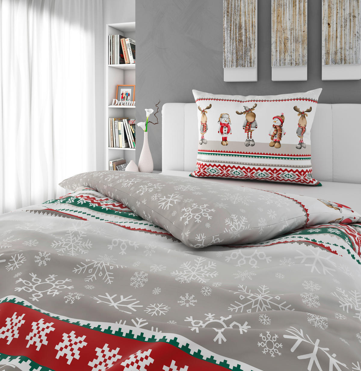 POSTELJINA 140/200 cm flanel crvena  - crvena, Konvencionalno, tekstil (140/200cm) - Esposa