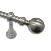 GARNIŠNA VODILICA boja nerđajućeg čelika metal - boja nerđajućeg čelika, Konvencionalno, metal (200 cm) - Gardinia