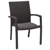 STAPELSESSEL in Metall, Kunststoff Schwarz  - Schwarz, Design, Kunststoff/Metall (60/89,5/60,4cm) - Ambia Garden