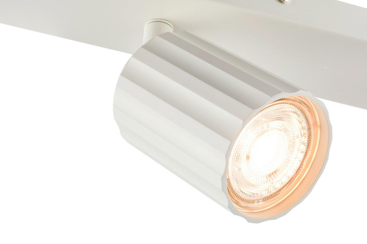 STRAHLER 32,5/8,5/8,5 cm   - Weiß, Design, Kunststoff/Metall (32,5/8,5/8,5cm) - Briloner