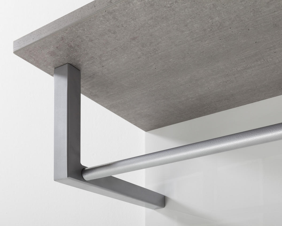 ELŐSZOBAPANEL 90/60/35 cm  - antracit/fehér, Design, faalapú anyag (90/60/35cm) - Carryhome