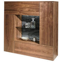 HIGHBOARD  in 128/131,5/42,8 cm  - Nussbaumfarben, Design, Holz (128/131,5/42,8cm) - Voglauer