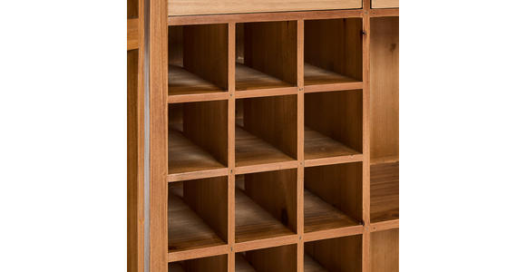 BARSCHRANK Tanne massiv Naturfarben  - Goldfarben/Naturfarben, LIFESTYLE, Holz/Metall (64,5/146,5/45cm) - Landscape