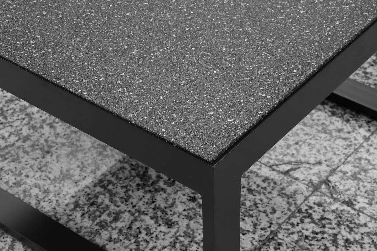 LOUNGEGARNITUR 219/220 cm Aluminium  - Dunkelgrau/Anthrazit, LIFESTYLE, Glas/Textil (219/220cm) - Ambia Garden