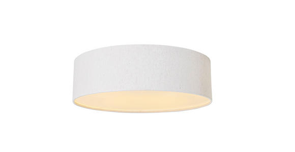 DECKENLEUCHTE 45/13 cm - Naturfarben, Basics, Kunststoff/Textil (45/13cm) - Novel