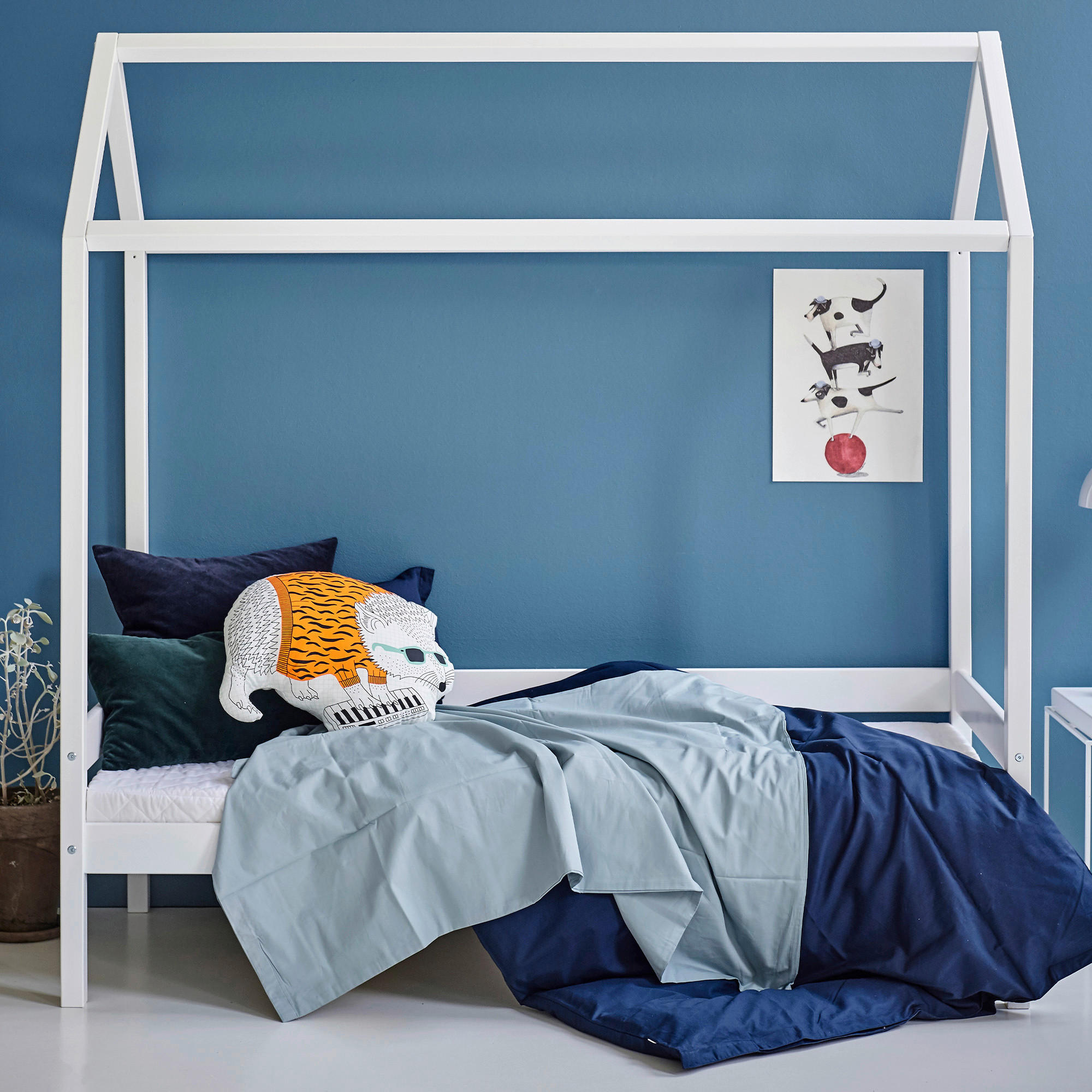Mid.you Hausbett ECO Comfort Weiß 70x160 cm