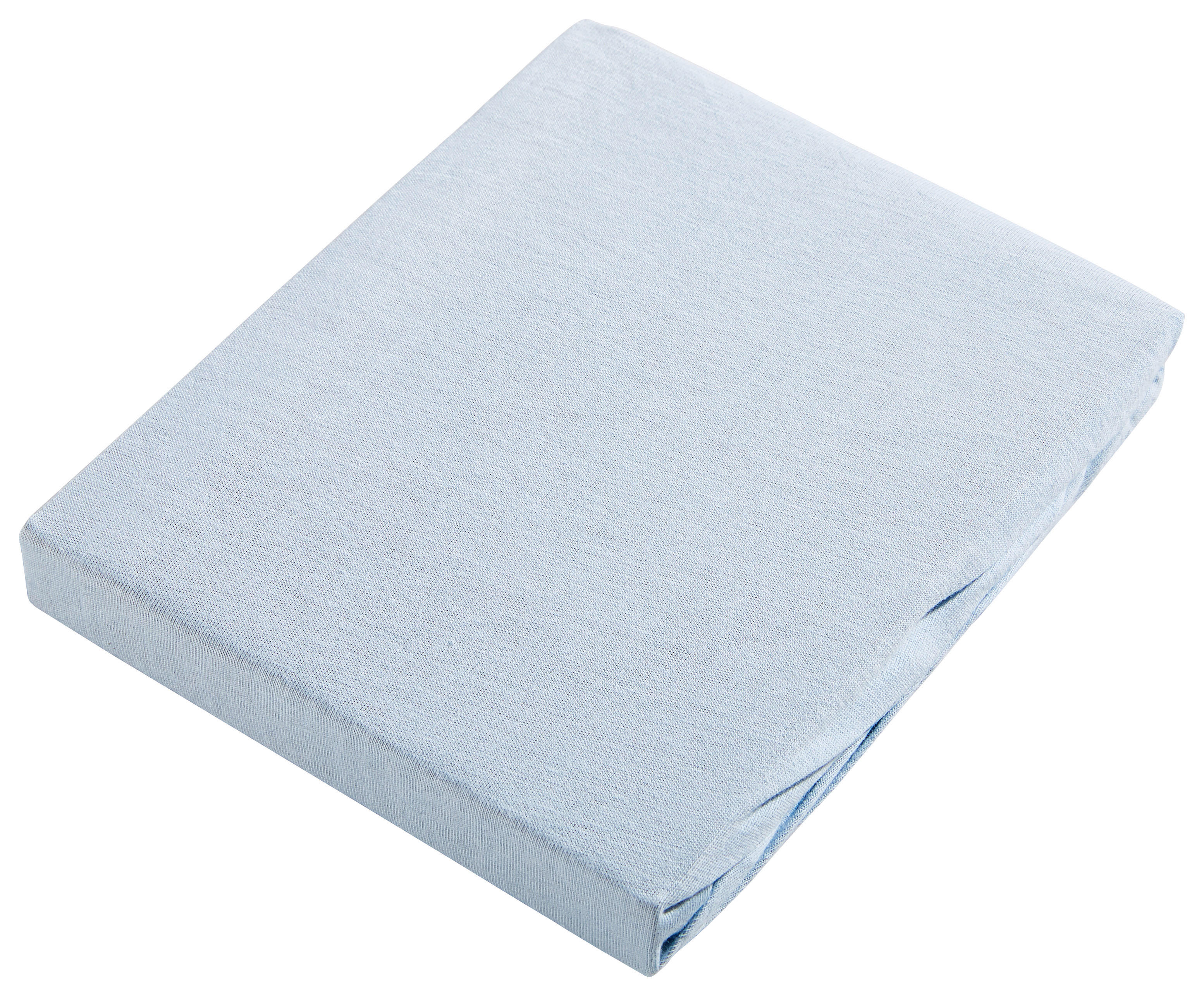 DEČJI ČARŠAV SA LASTIŠEM  40/90 cm    - svetloplava, Osnovno, tekstil (40/90cm) - My Baby Lou