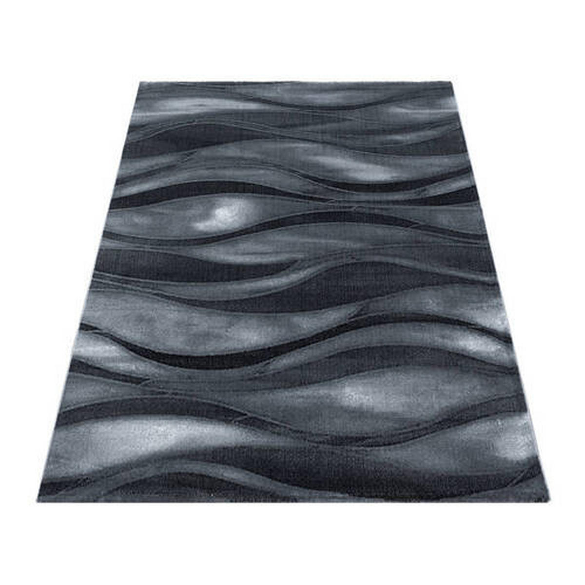 VÄVD MATTA 160/230 cm Costa 3528 Black  - svart, Design, textil (160/230cm)