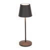 STOLNÍ LAMPA NA BATERIE 11/35 cm - šedá, Konvenční, kov (11/35cm) - Novel