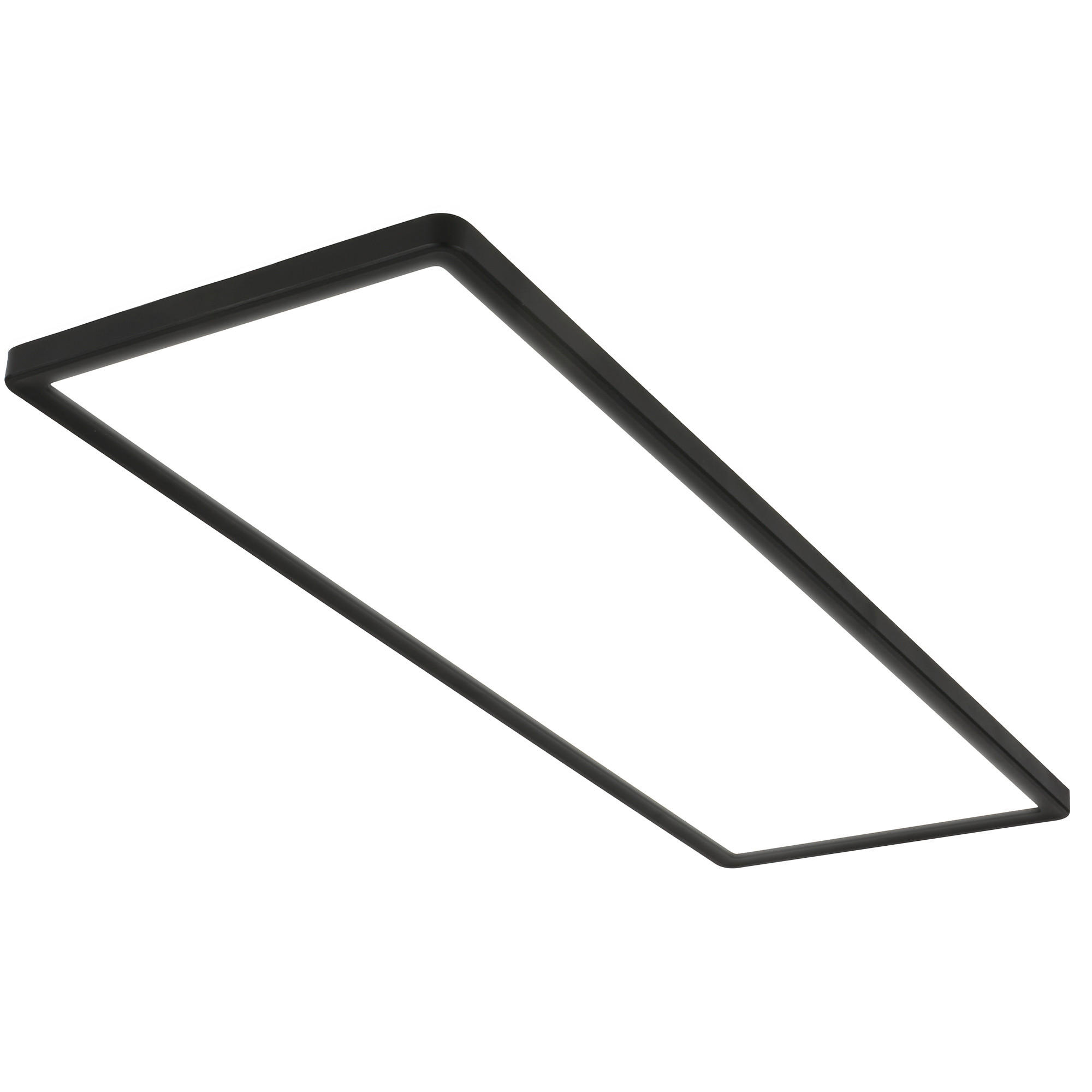 LED-PANEEL 58/20/3 cm   - Schwarz, Design, Kunststoff (58/20/3cm)