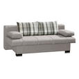 SCHLAFSOFA Helen in Hellgrau  - Wengefarben/Hellgrau, KONVENTIONELL, Holz/Textil (200/80/94cm) - Novel