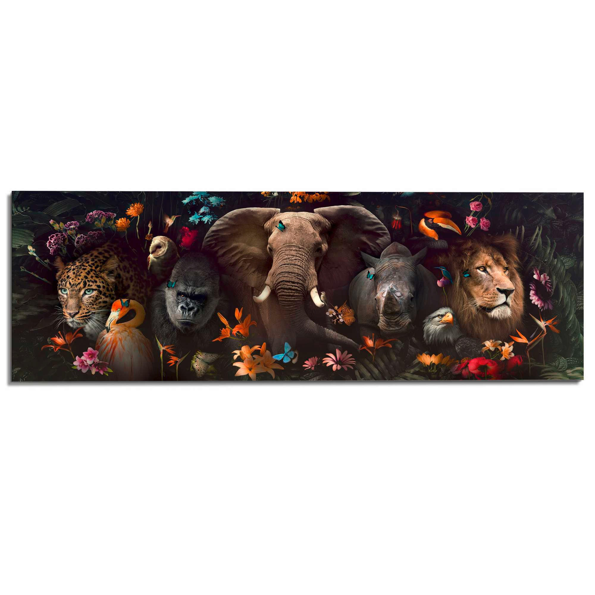 BILD Tiere  - Multicolor, Basics, Holz (156/52/2cm) - Reinders!