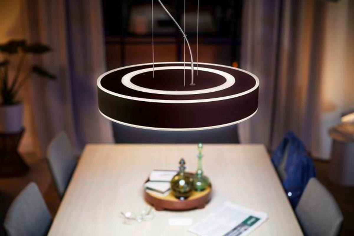 LED-HÄNGELEUCHTE 42,5/12,9 cm    - Schwarz, Design, Metall (42,5/12,9cm) - Philips HUE