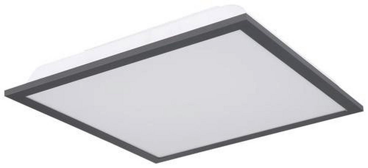 STROPNA LED-SVETILKA  Doro 12 W//3000 K/230 V/ - bela/barve grafita, Basics, kovina/umetna masa (30/30/6cm) - Globo