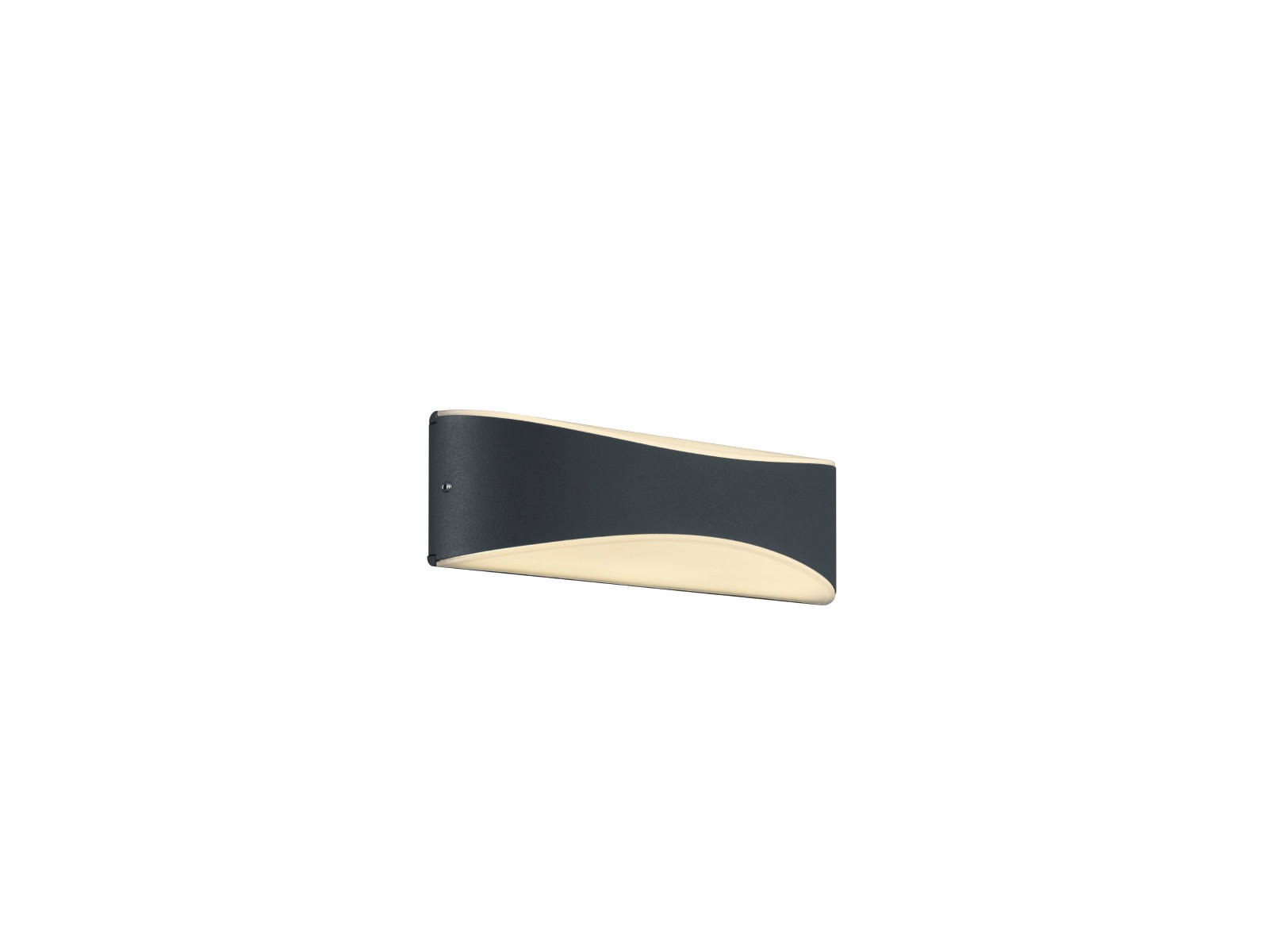 AUßENWANDLEUCHTE Konda 7,2/23/5,6 cm  - Anthrazit/Weiß, Design, Kunststoff/Metall (7,2/23/5,6cm) - Trio Leuchten