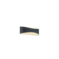 AUßENWANDLEUCHTE Konda 7,2/23/5,6 cm  - Anthrazit/Weiß, Design, Kunststoff/Metall (7,2/23/5,6cm) - Trio Leuchten