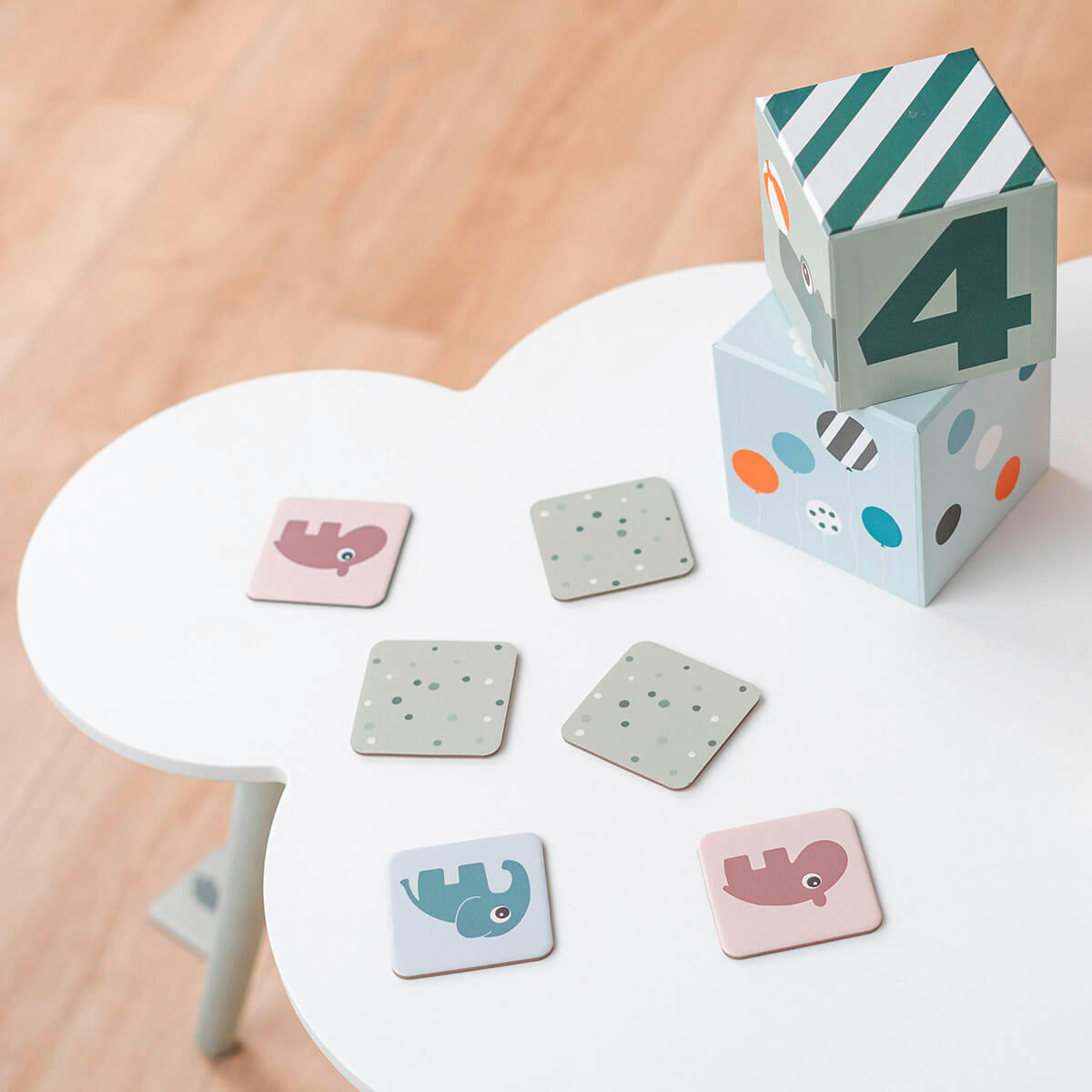 MEMORY  - Multicolor, Basics, Karton (6,5/6,5/0,2cm)