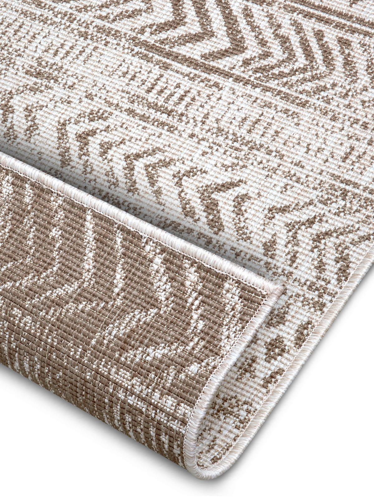 LÄUFER 80/250 cm Twin Supreme  - Creme/Cappuccino, Design, Kunststoff (80/250cm)