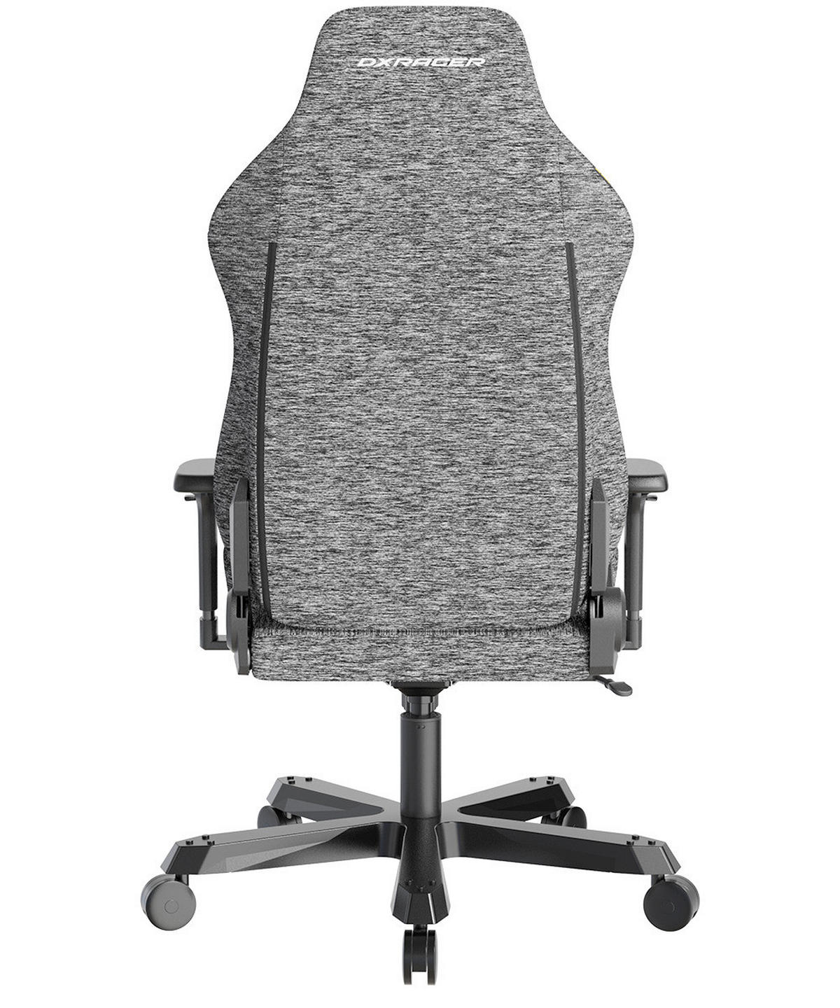 GAMINGSTUHL Grau Metall, Textil   - Schwarz/Grau, KONVENTIONELL, Textil/Metall (80/138,5-148/60cm) - Dxracer