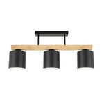 DECKENLEUCHTE    60/12/33 cm  - Schwarz, Trend, Metall (60/12/33cm) - Novel