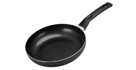 PFANNE Greblon®-Antihaftbeschichtung  - Schwarz/Grau, Basics, Kunststoff/Metall (24/5cm) - Homeware Profession.