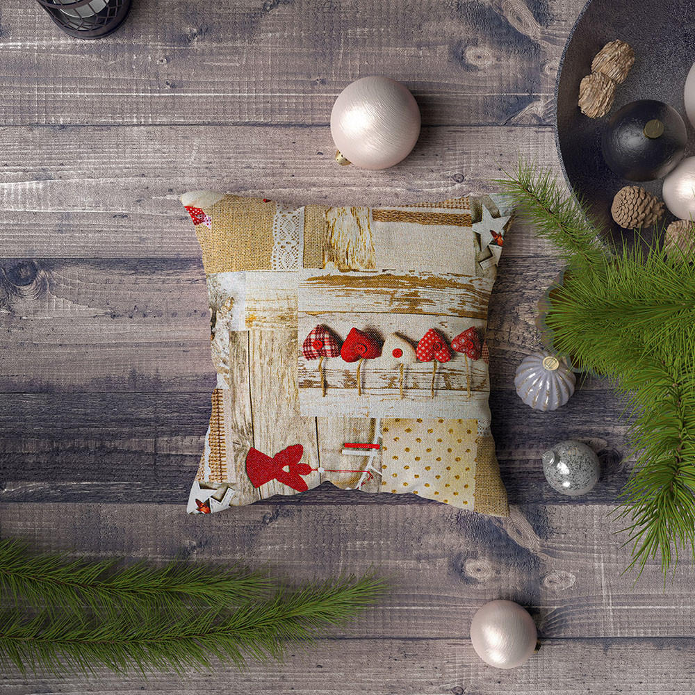 DEKORATIVNA JASTUČNICA  40/40 cm   CHRIS EXCLUSIVE  - višebojna/bež, Konvencionalno, tekstil (40/40cm) - X-Mas