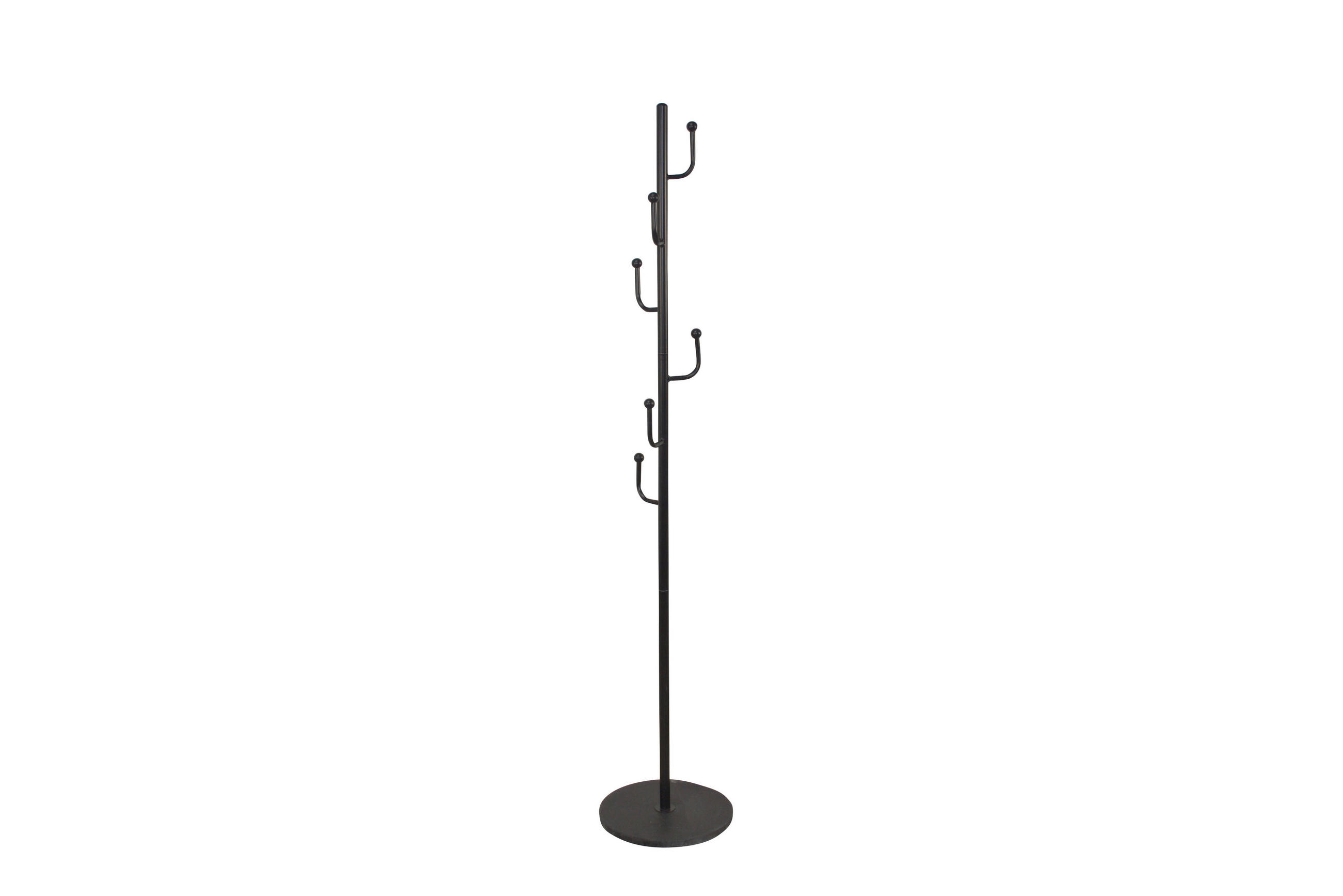 KLEIDERSTÄNDER in Schwarz, Gelb   - Gelb/Schwarz, Design, Stein/Metall (35/35/170cm) - MID.YOU
