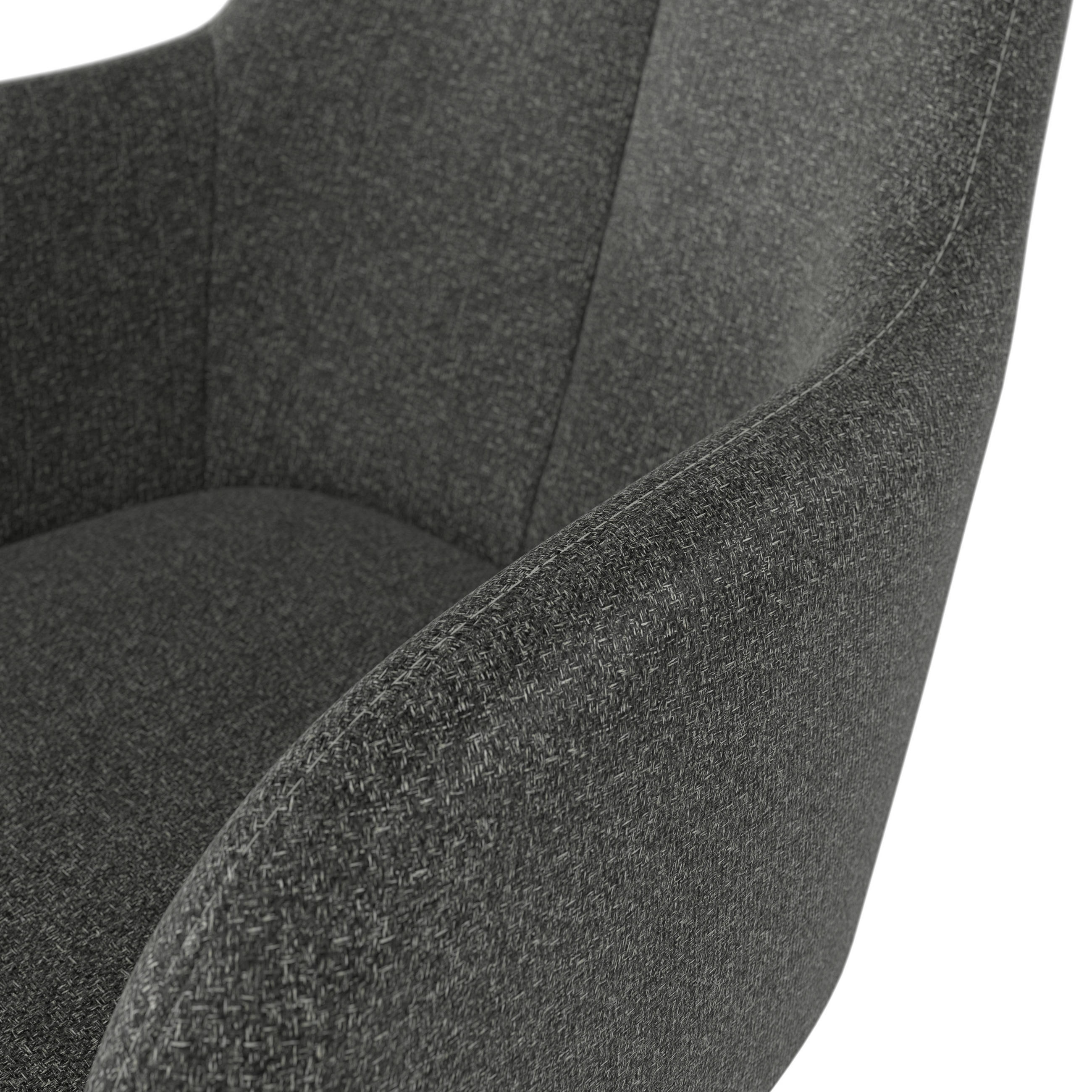 GARTENSTUHL Metall, Textil Anthrazit, Dunkelgrau  - Dunkelgrau/Anthrazit, Modern, Textil/Metall (62/87/62cm) - Ambia Garden