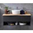 WASCHTISCHKOMBI 101 cm  - Graphitfarben/Grau, Natur, Holzwerkstoff (101cm) - Xora