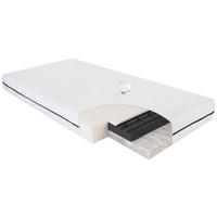 KINDERMATRATZE Pantera 140/70 cm Höhe ca. 10 cm  - Weiß, Basics, Naturmaterialien/Textil (140/70cm) - Patinio