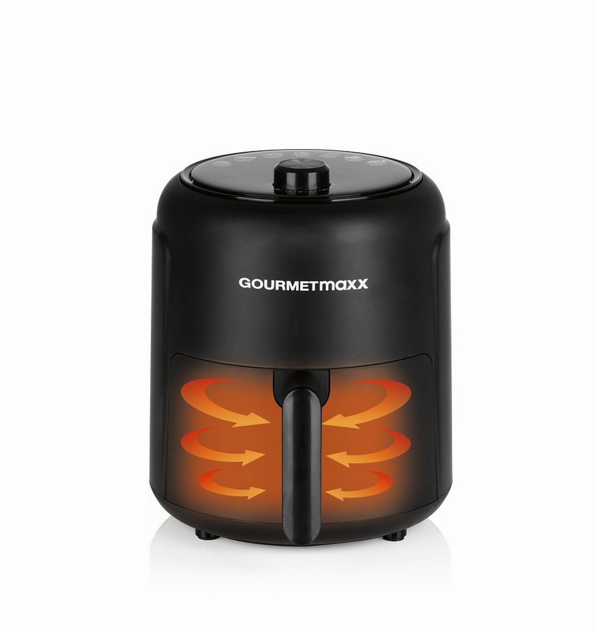 HEIßLUFTFRITTEUSE GOURMETmaxx 2,3 L  - Schwarz, Basics, Kunststoff (30,4/22,8/27,9cm) - GOURMETMAXX
