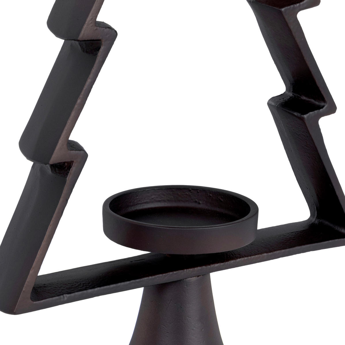 KERZENHALTER - Braun, LIFESTYLE, Metall (26/9.5/44cm)