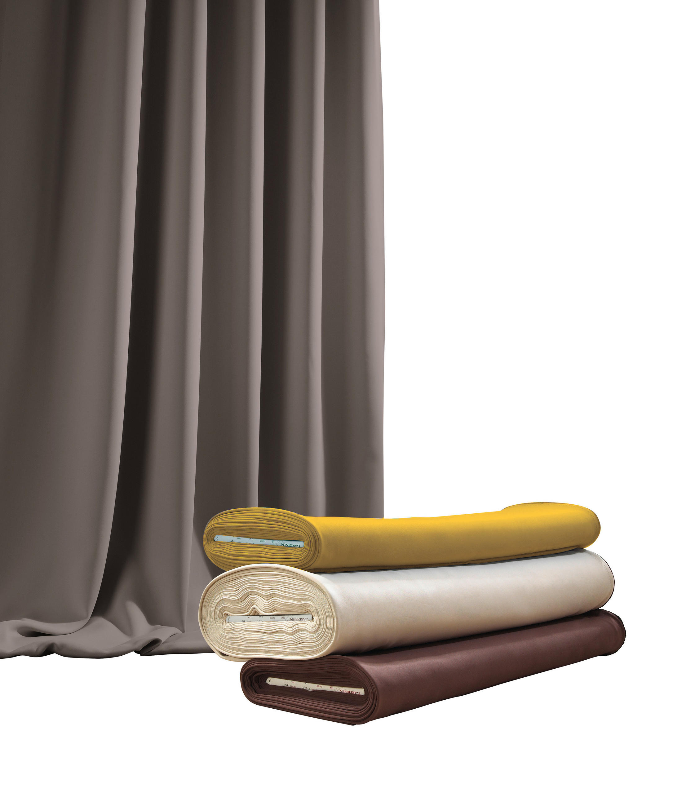 DEKOSTOFF per lfm Verdunkelung  - Taupe, Basics, Textil (150cm) - Esposa