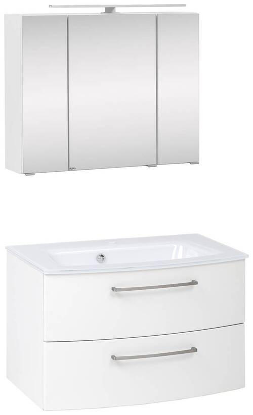 BADEZIMMER  in 80 cm  - Weiß, KONVENTIONELL, Holzwerkstoff (80cm) - Held