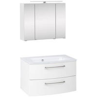 BADEZIMMER  in 80 cm  - Weiss, Konventionell, Holzwerkstoff (80cm) - Held