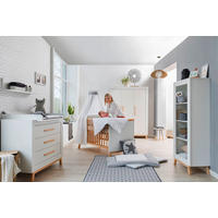 BABYZIMMER Miami White  - Buchefarben/Weiß, Basics, Holz/Holzwerkstoff - Schardt