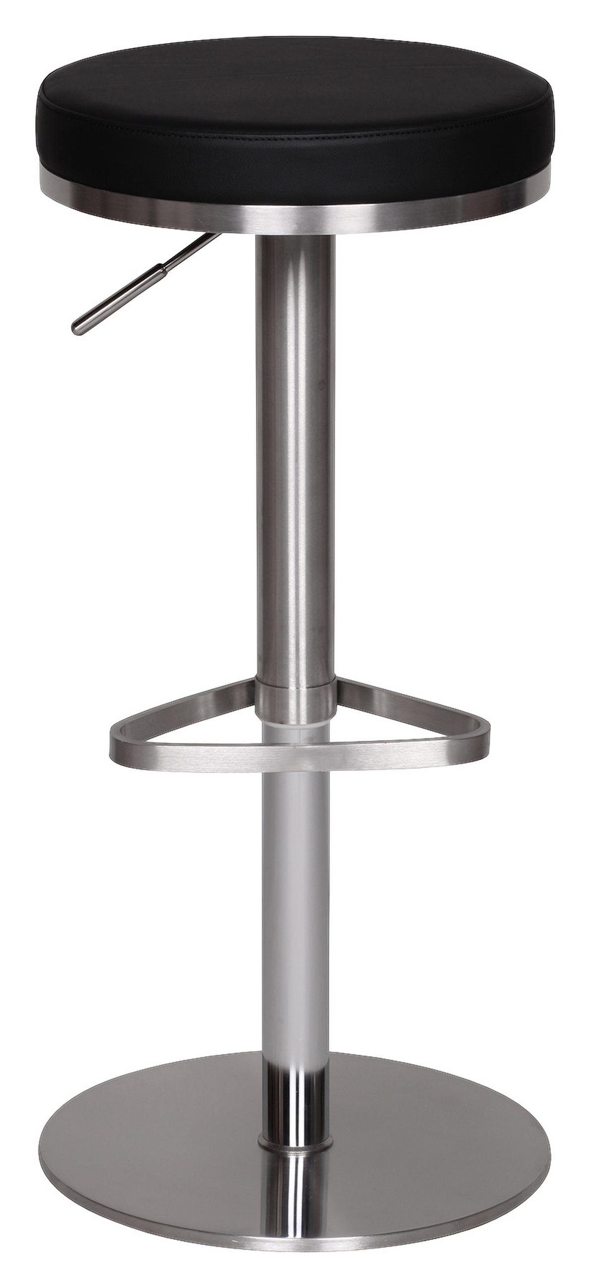 BARPALL i svart  - silver/svart, Modern, metall/textil (38/57/38cm) - MID.YOU